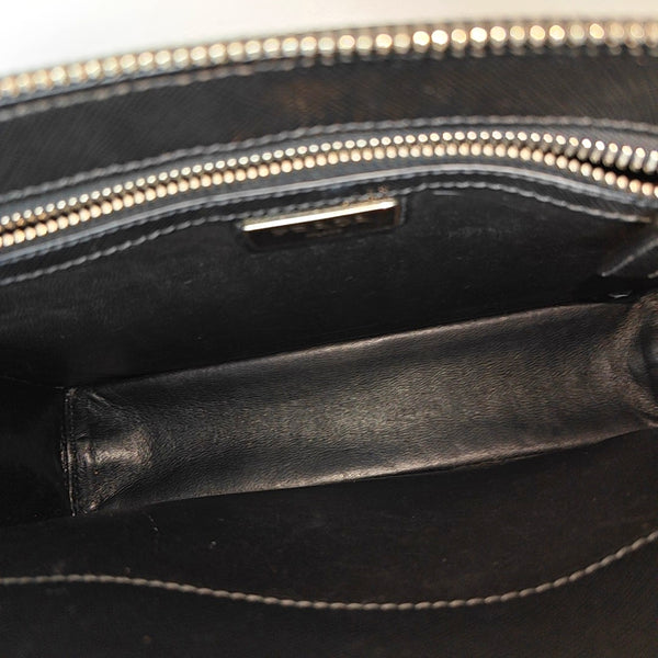 Saffiano Calfskin Clutch Black