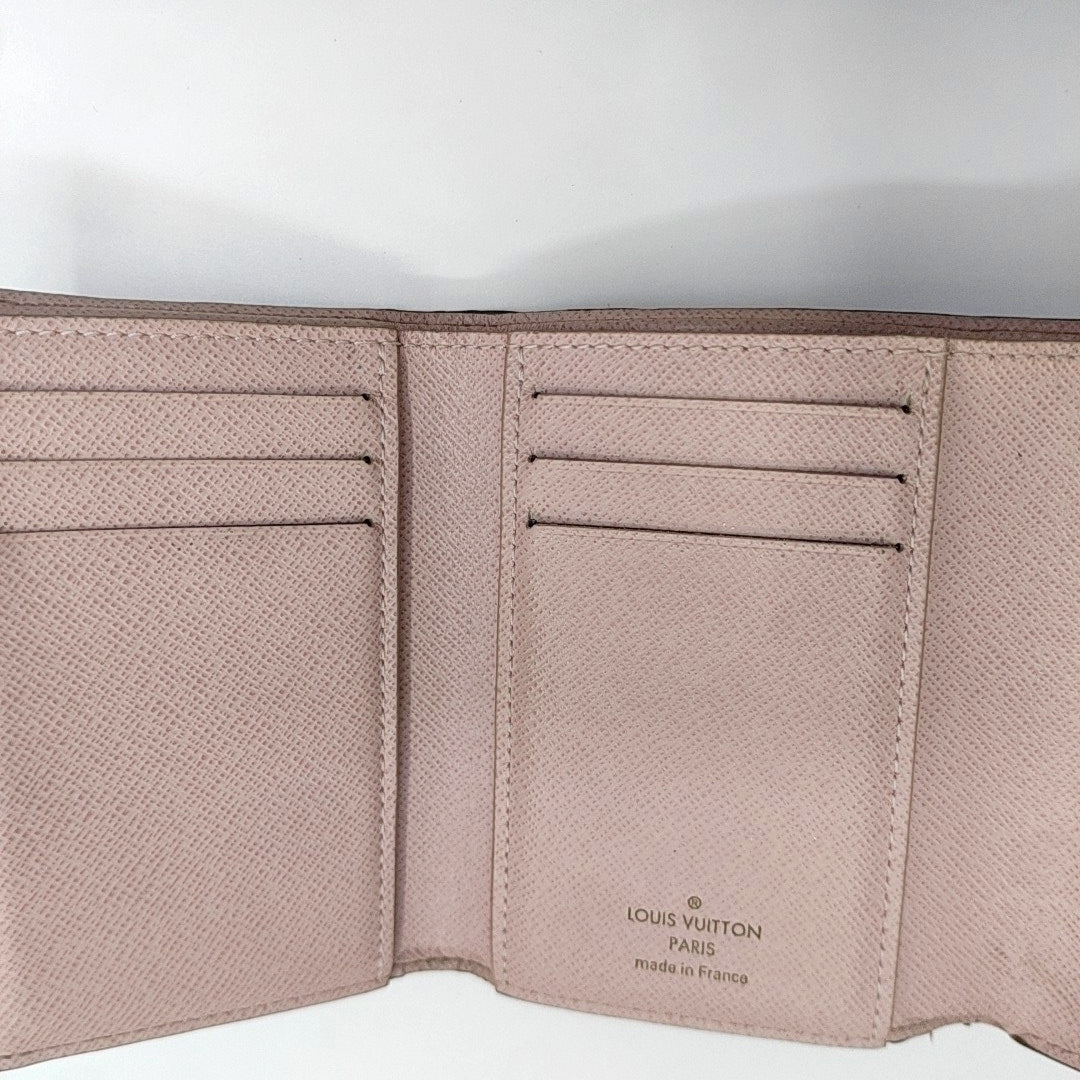 VICTORINE Monogram Coated Canvas Brown Wallet
