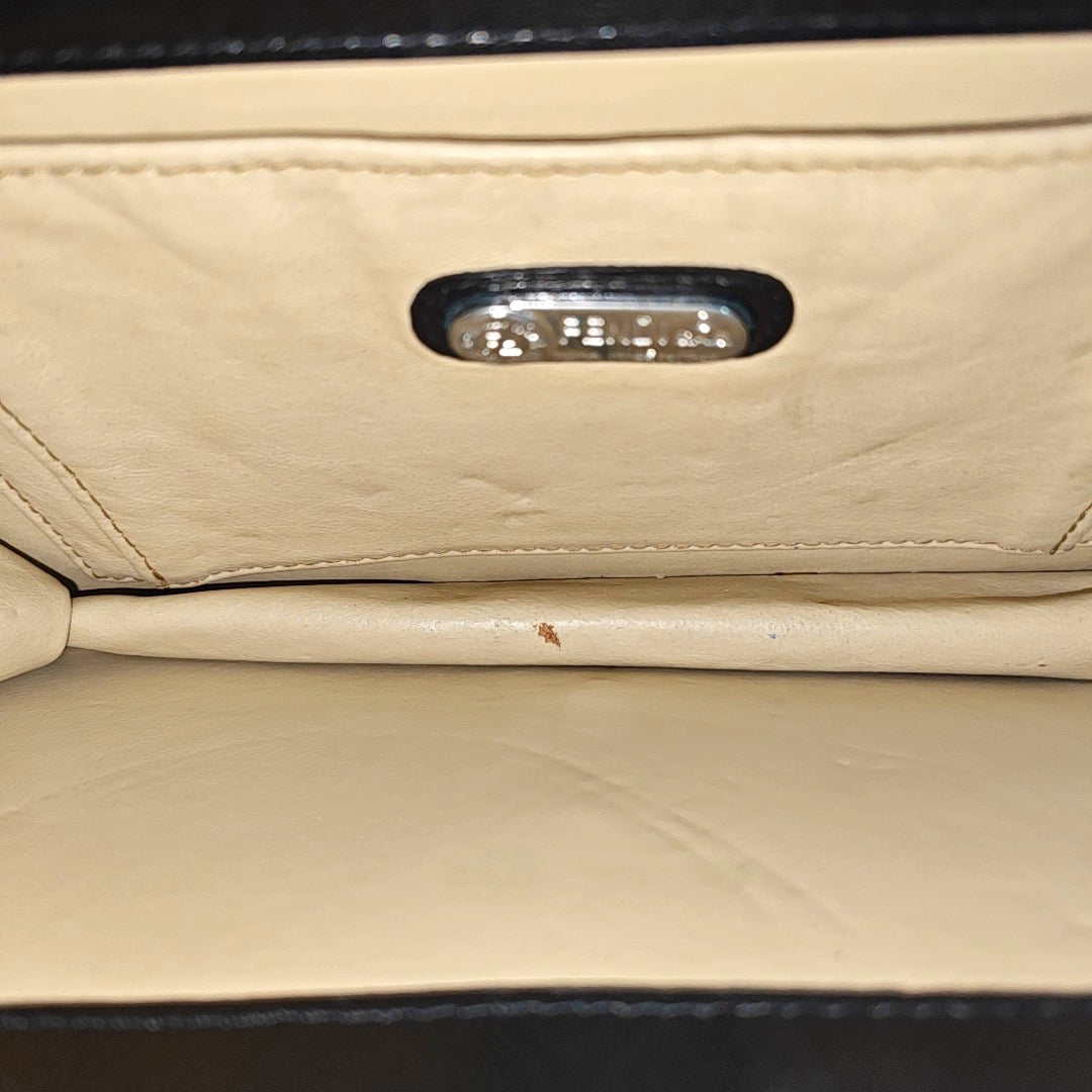 Calfskin Shoulder Bag Black