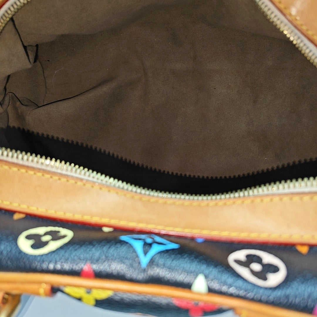 CLAUDIA Monogram Coated Canvas Black