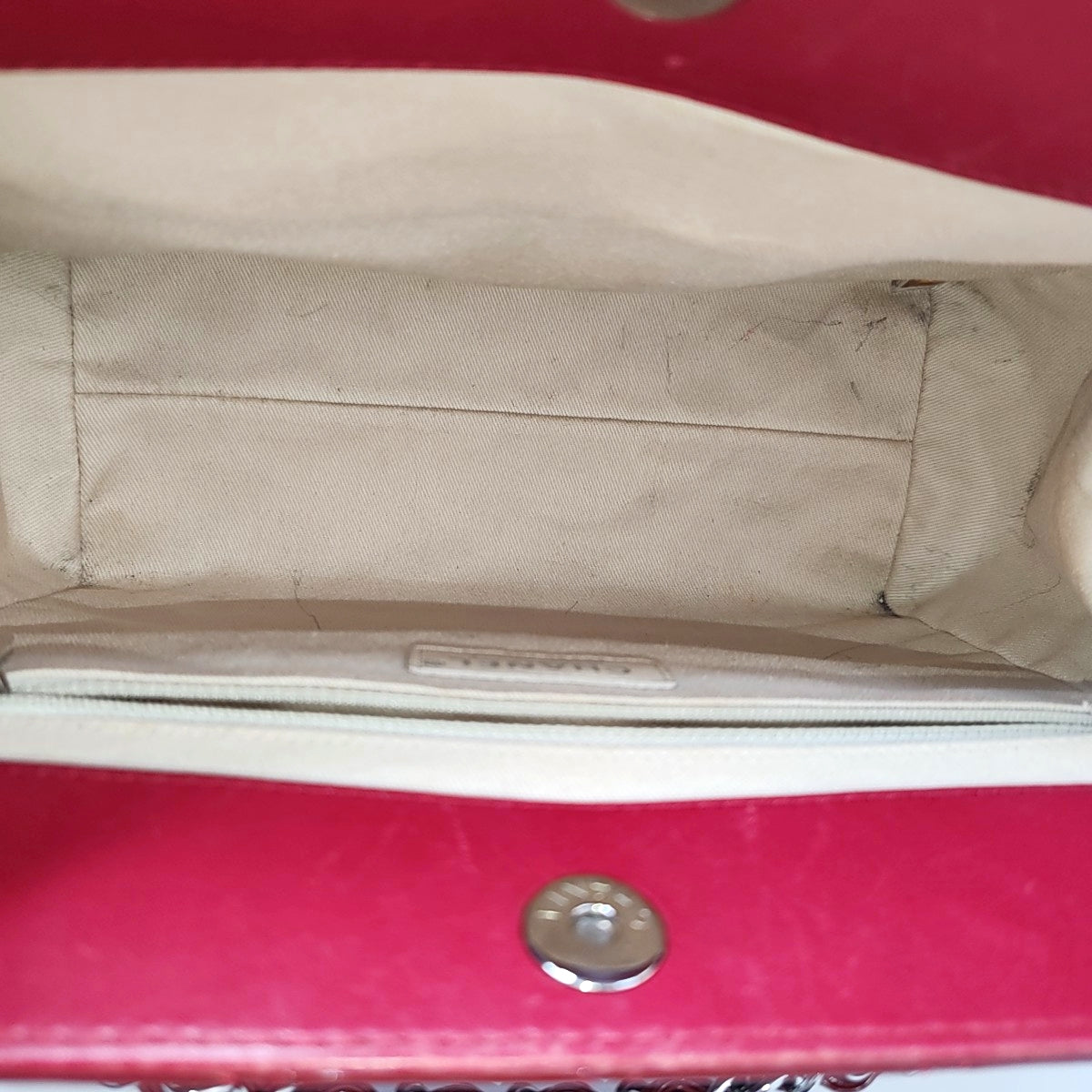 Quilted Calfskin Tote Bag Red