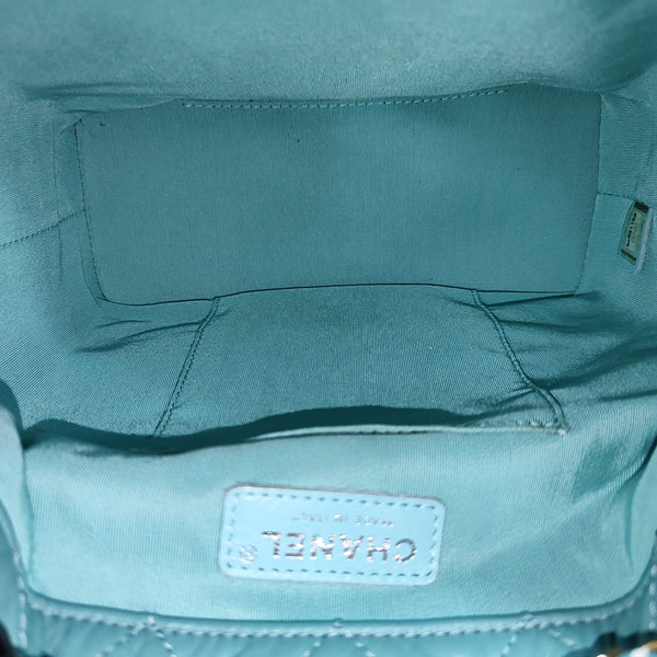 GABRIELLE Small Quilted Calfskin Green