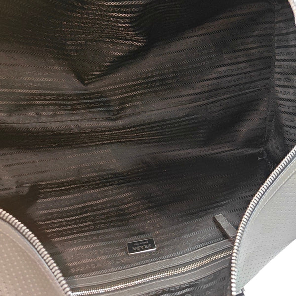 Calfskin Shoulder Bag Gray