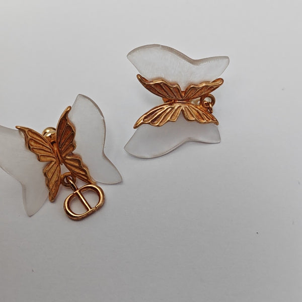 Metal Rose Gold Stud Earrings