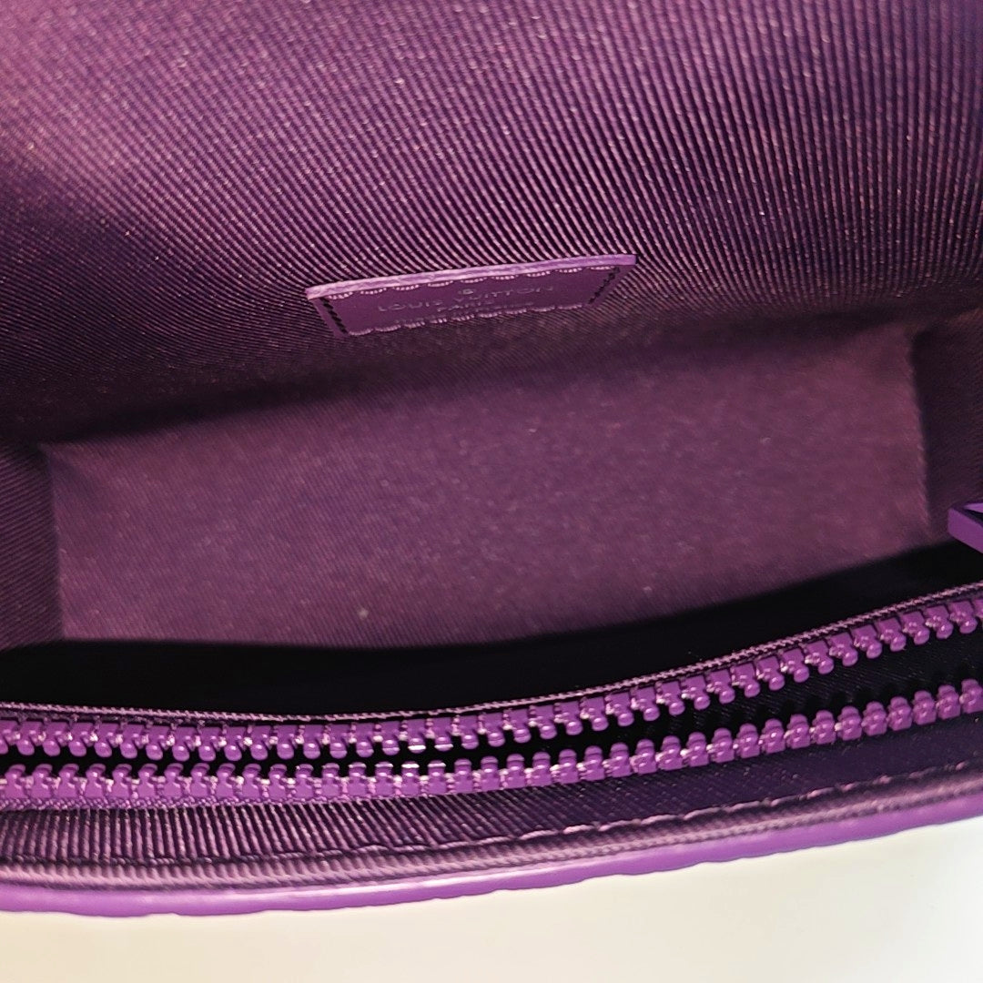 STEAMER Mini Monogram Calfskin Purple