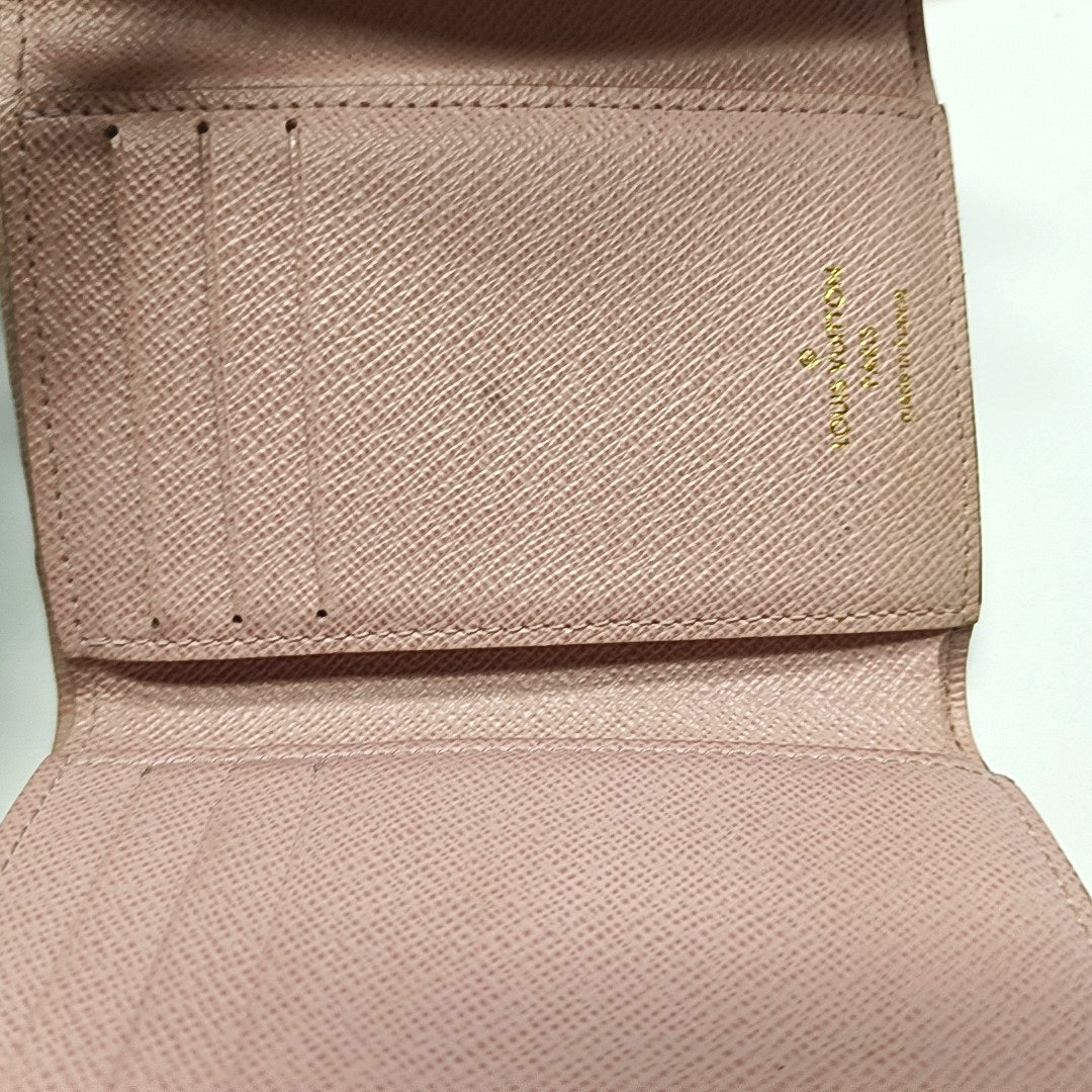 VICTORINE Monogram Coated Canvas Brown Wallet