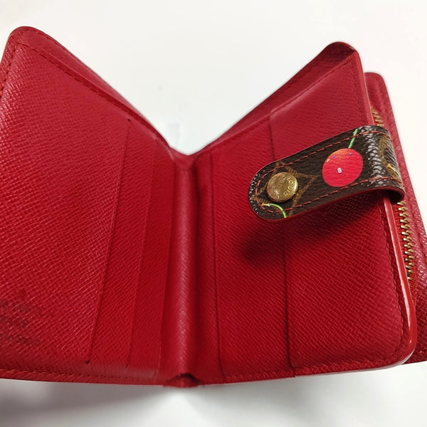 Monogram Coated Canvas Wallet Brown
