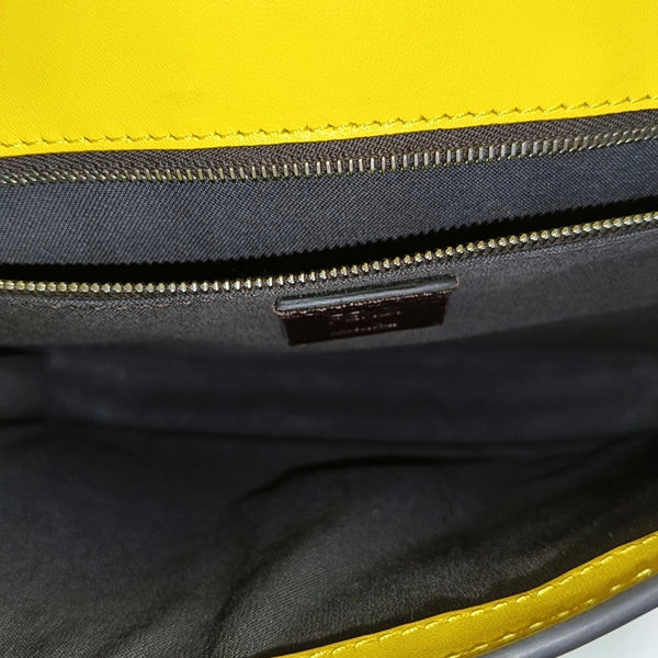 Authenticated pre-owned  Baguette Medium Calfskin Yellow - Shoulder Bag at Looply