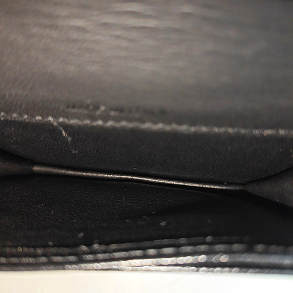 Calfskin Card Holder Black