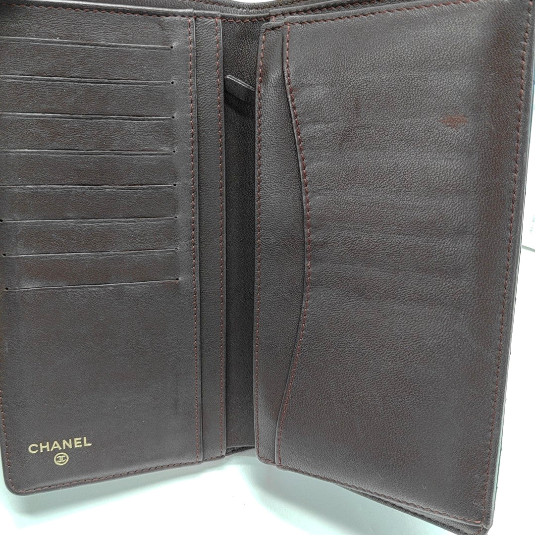 Quilted Lambskin Wallet Black