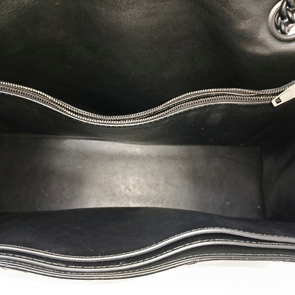 Crush Quilted Calfskin Black