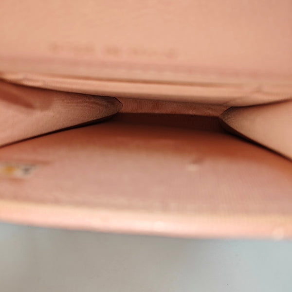 Quilted Grained Calfskin Shoulder Bag Pink