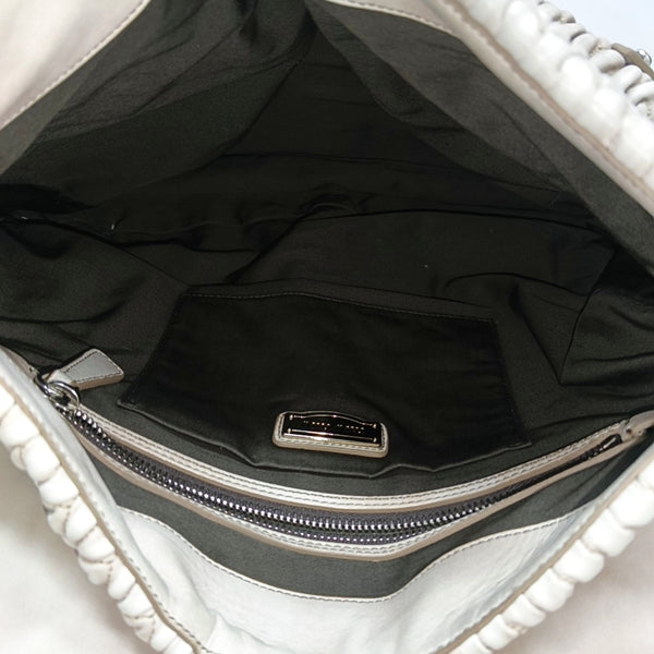 Calfskin Shoulder Bag White
