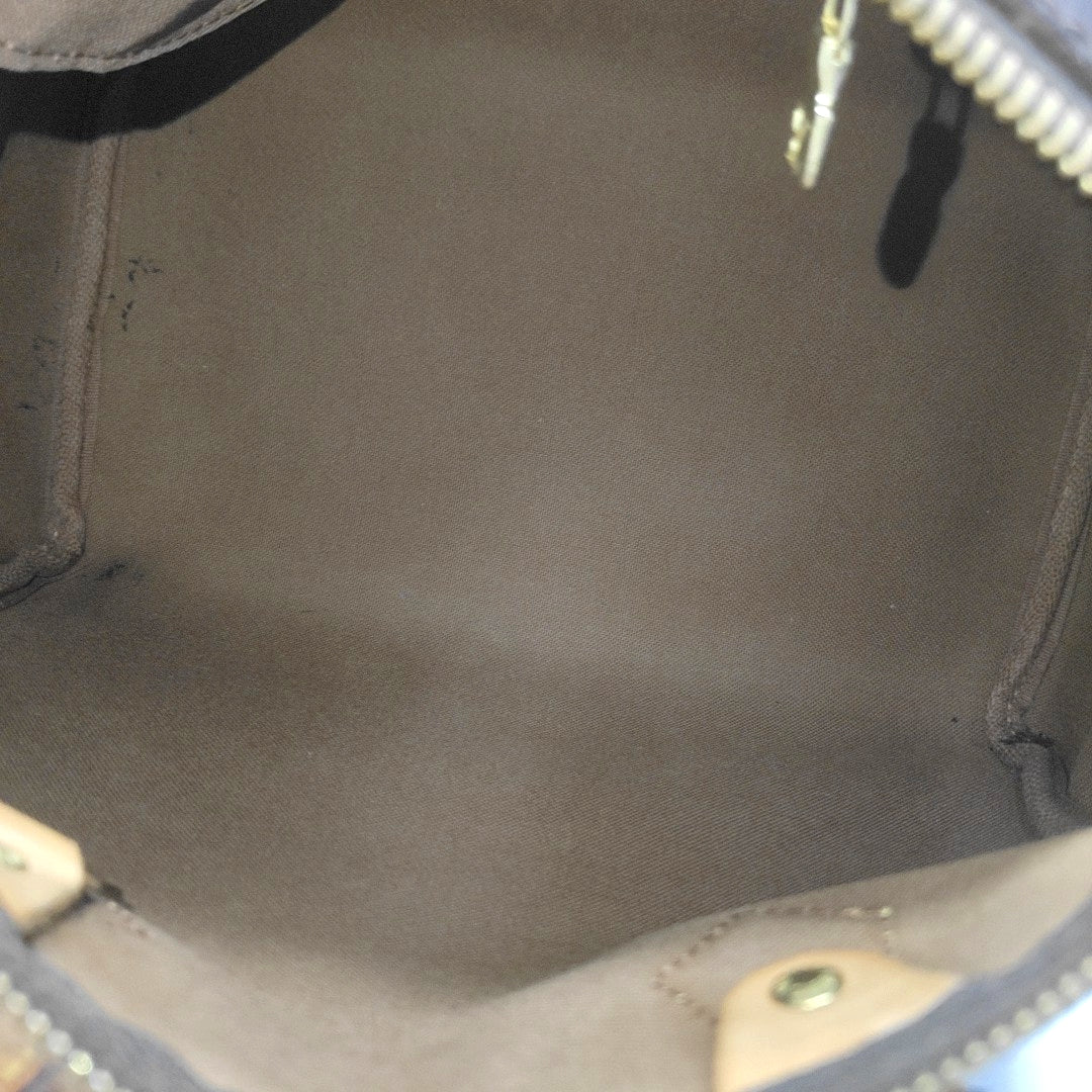 SPEEDY 25 Monogram Coated Canvas Brown