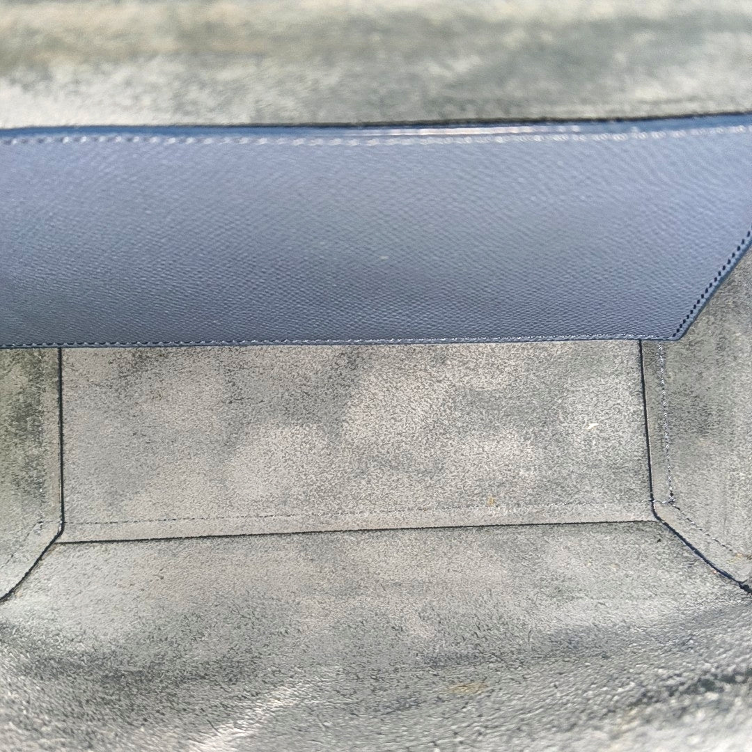BELT Micro Calfskin Blue