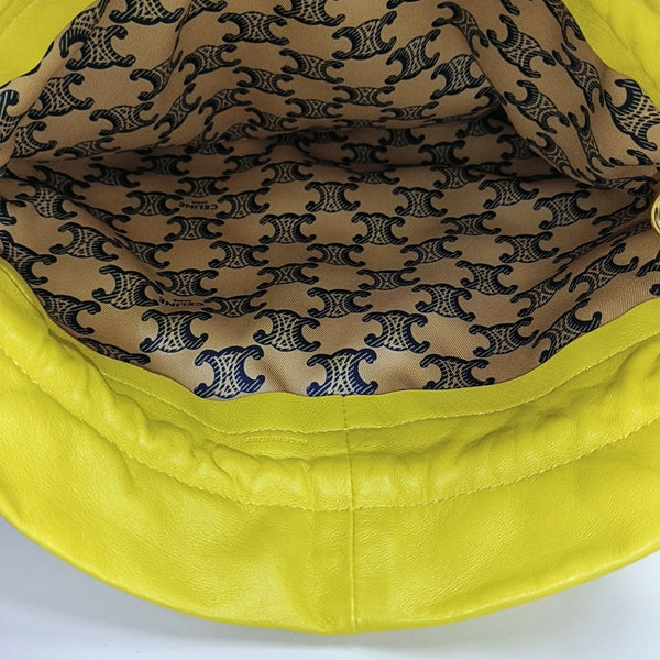 CRYSTAL POUCH Small Lambskin Yellow