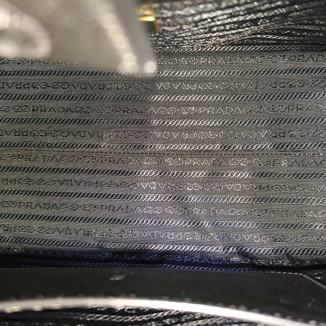 Bibliothèque Saffiano Calfskin Black