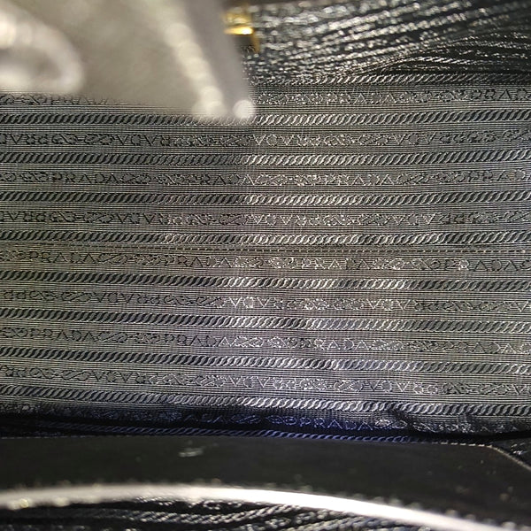 Bibliothèque Saffiano Calfskin Black