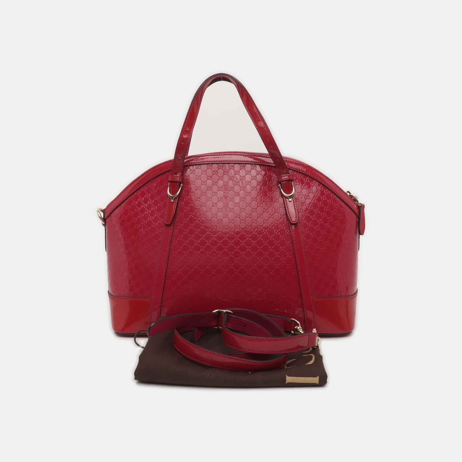Monogram Patent Leather Red