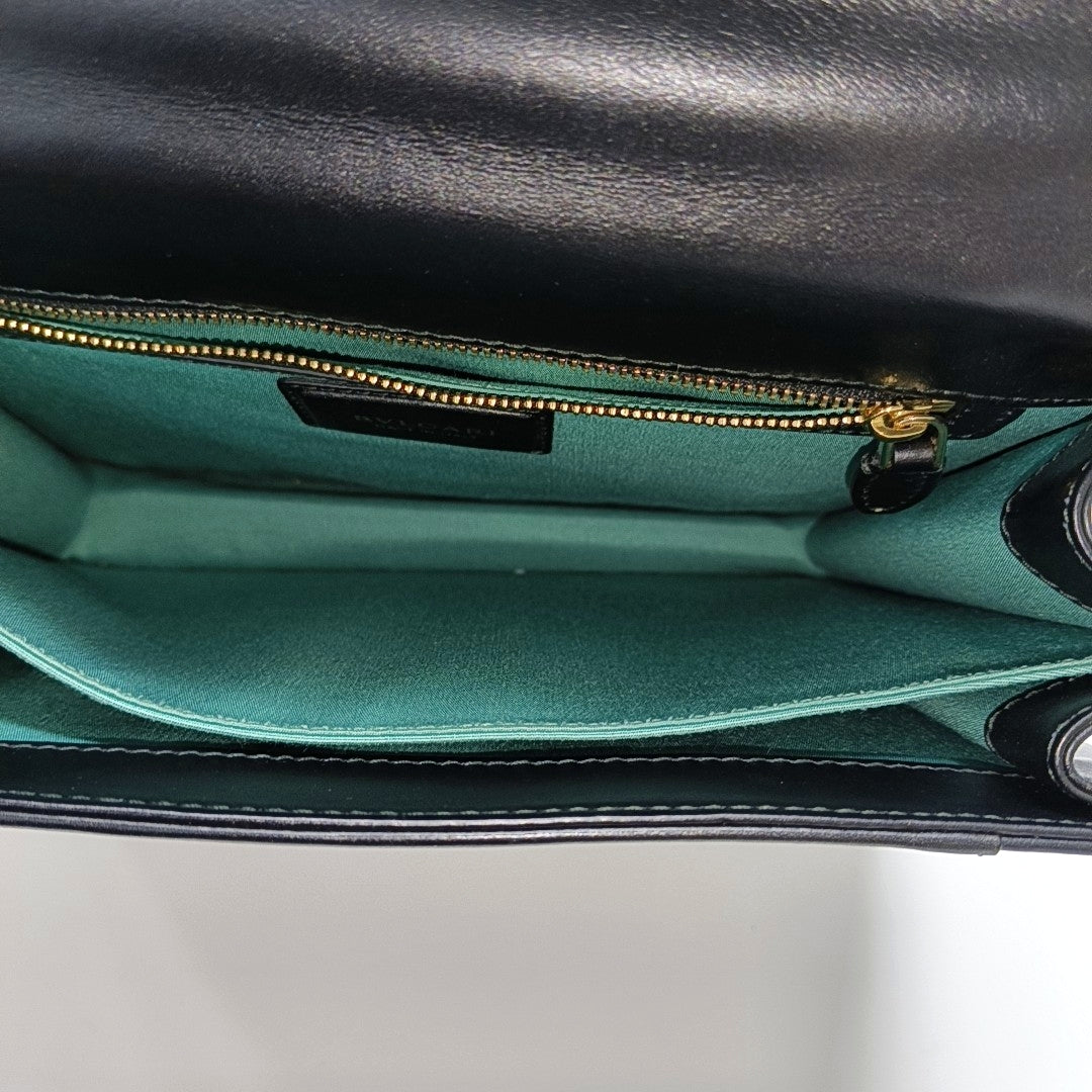 SERPENTI FOREVER Medium Calfskin Black