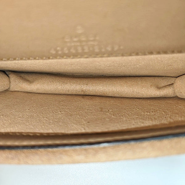 Dionysus Super Mini Monogram Coated Canvas Beige