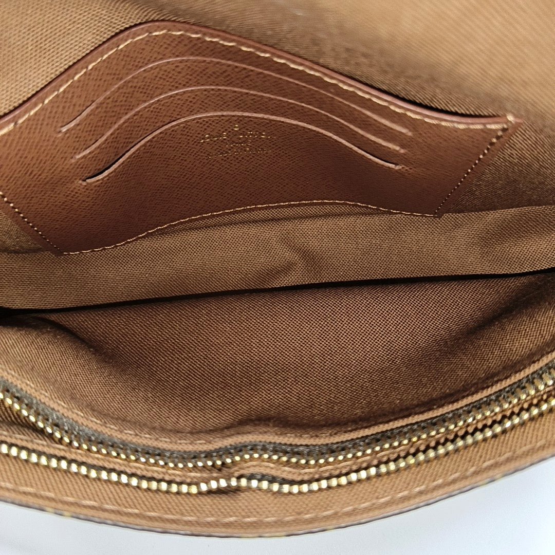 IVY Monogram Coated Canvas Brown