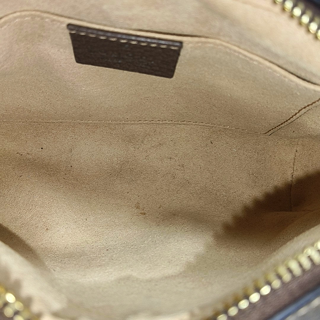Ophidia Mini Monogram Coated Canvas Beige
