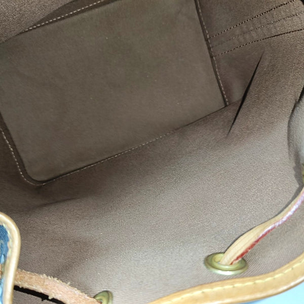 NOÉ BB Monogram Coated Canvas Brown