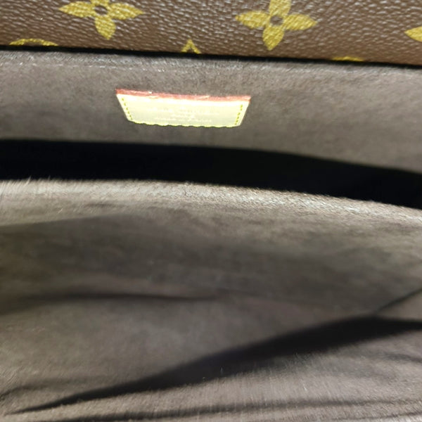 MÉTIS MM Monogram Coated Canvas Brown
