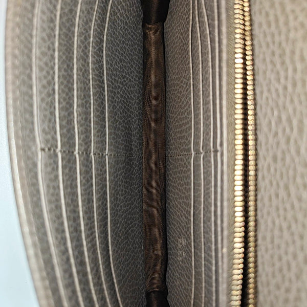 Interlocking G Small Calfskin Gray