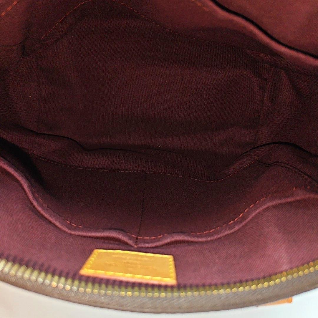 TURENNE Monogram Coated Canvas Brown
