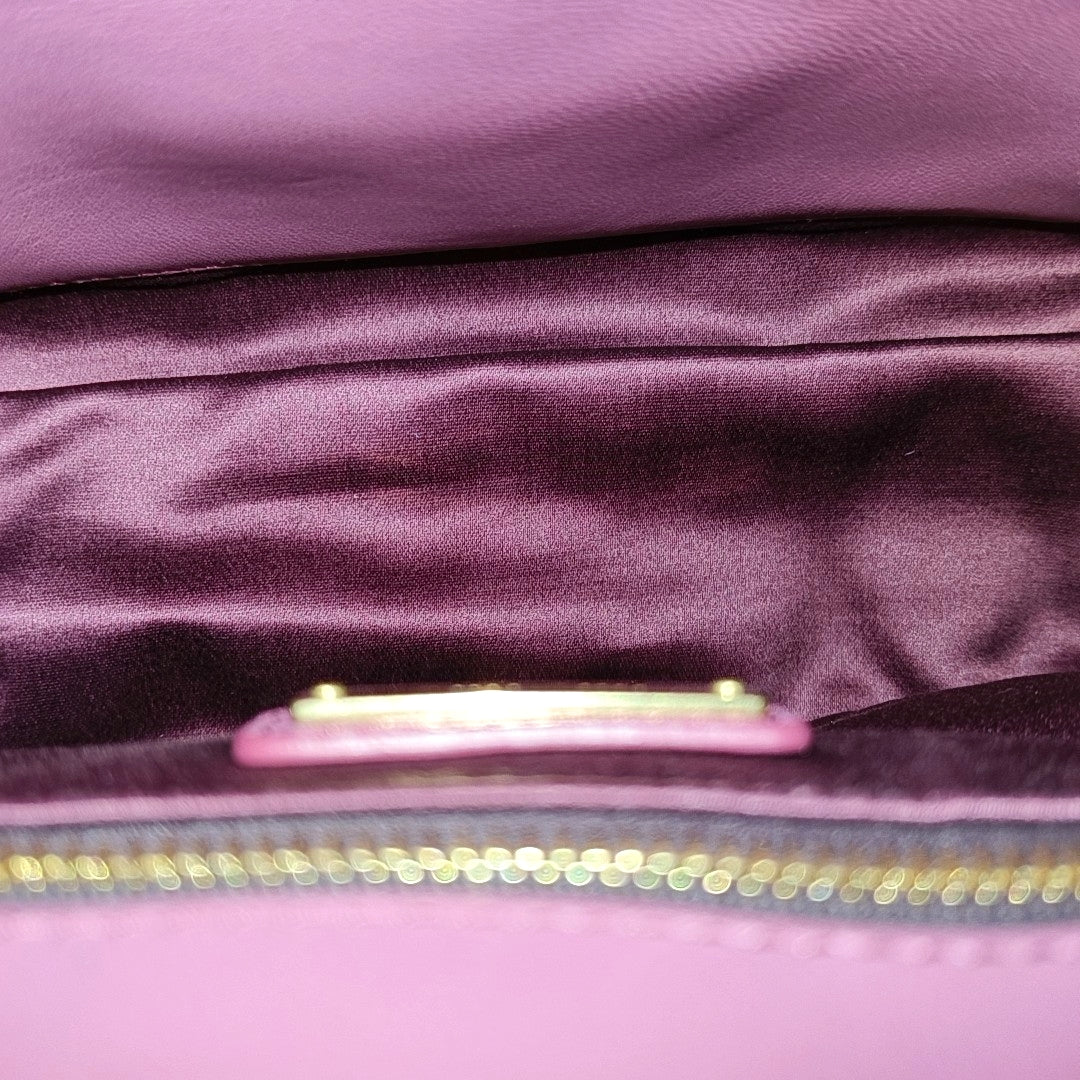 Quilted Lambskin Shoulder Bag Pink