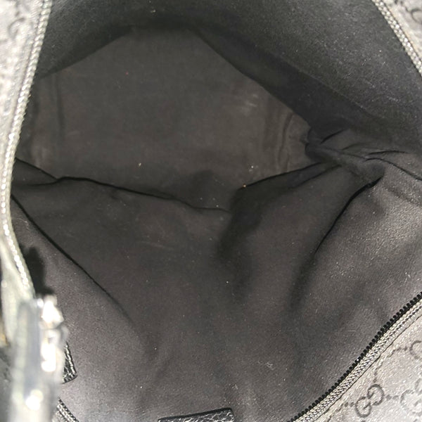 Monogram Canvas Tote Bag Black