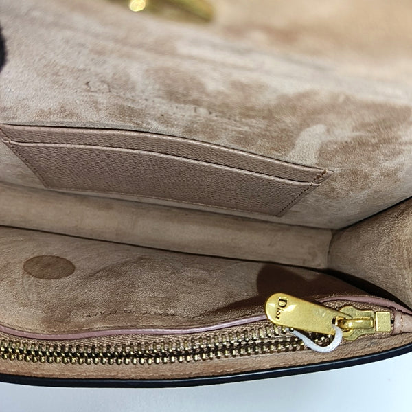 Authenticated pre-owned  Saddle Calfskin Pink - Belt Bag at Looply
