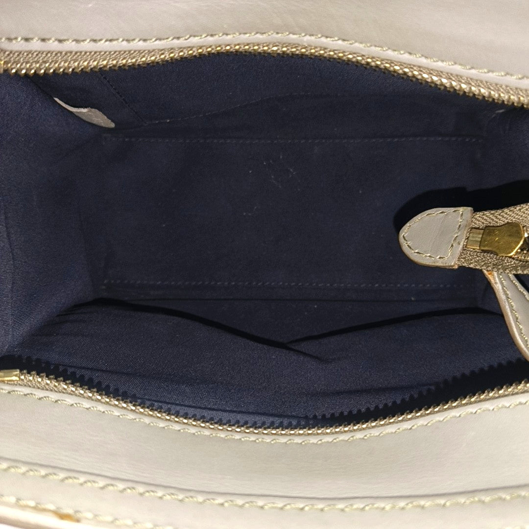 Authenticated pre-owned  LUGGAGE Nano Calfskin Gray - Tote Bag at Looply