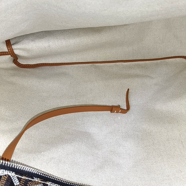 Hobo Coated Canvas Brown
