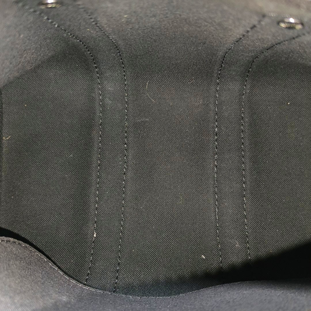 KEEPALL 25 Monogram Coated Canvas Black