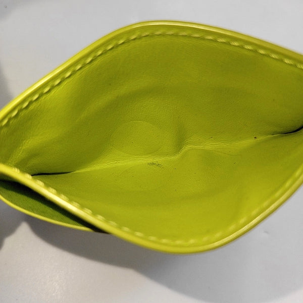 Calfskin Card Holder Green