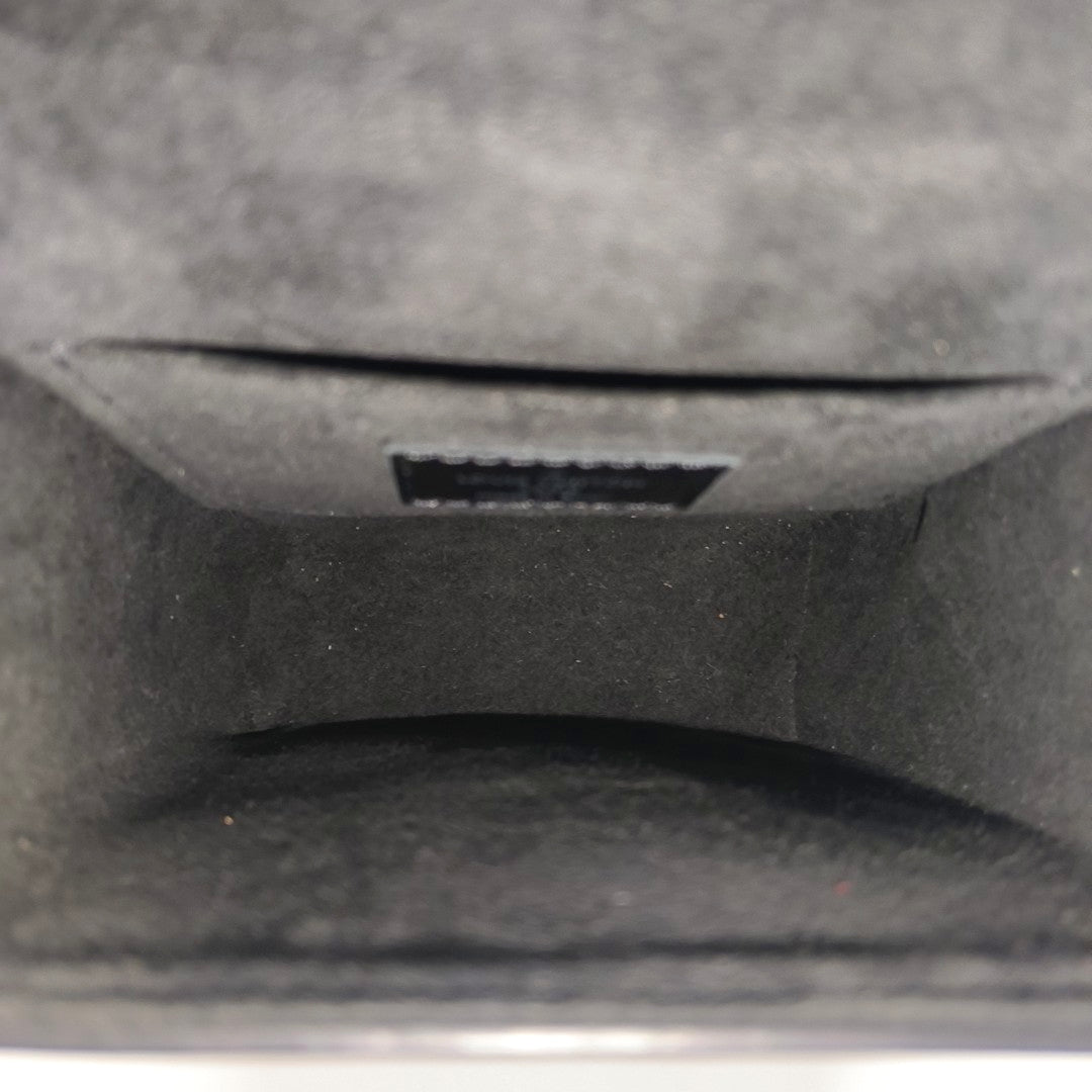 CAMERA BOX Monogram Calfskin Black