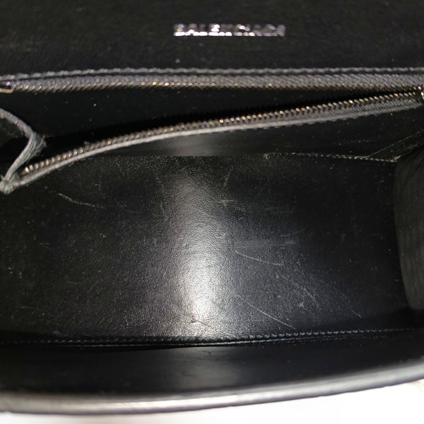 Hourglass S Calfskin Black