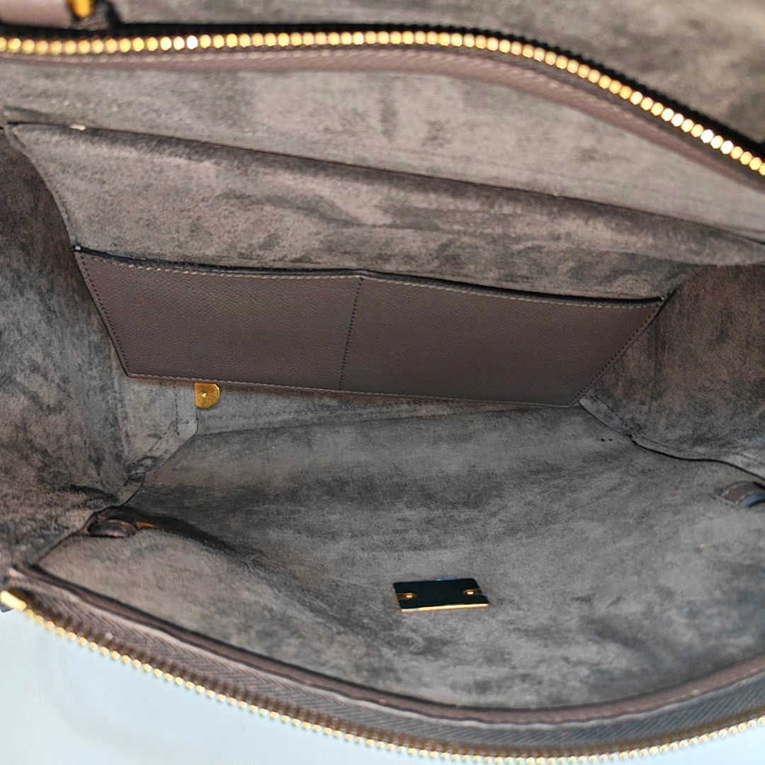 BELT Mini Calfskin Gray