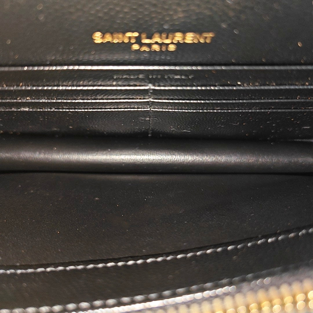MONOGRAM WOC Chevron Calfskin Black
