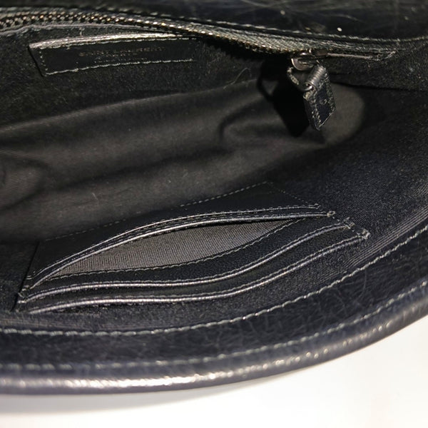 NIKI Mini Chevron, Quilted Calfskin Black