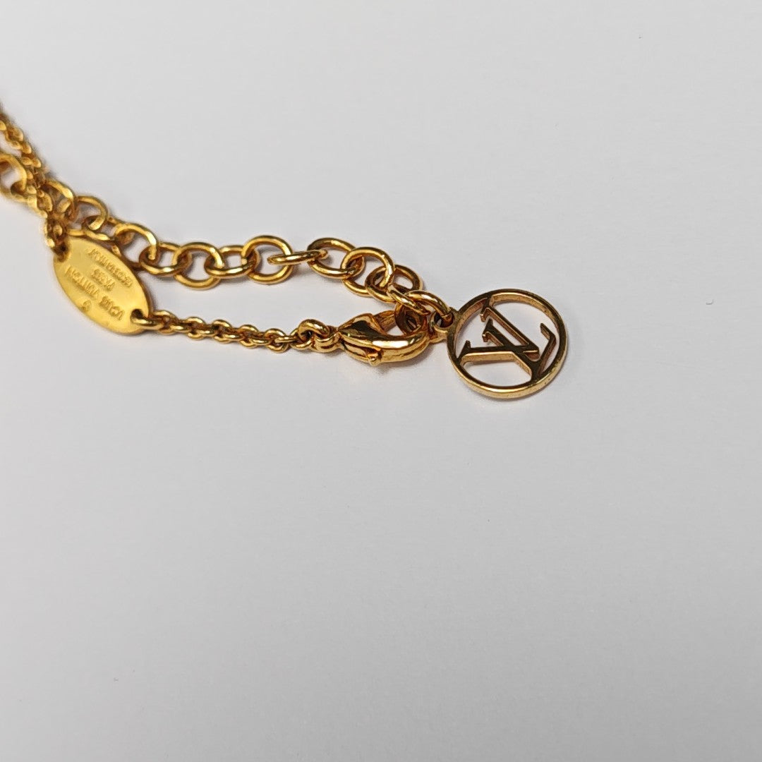 LV &amp; ME Metal Gold Necklace