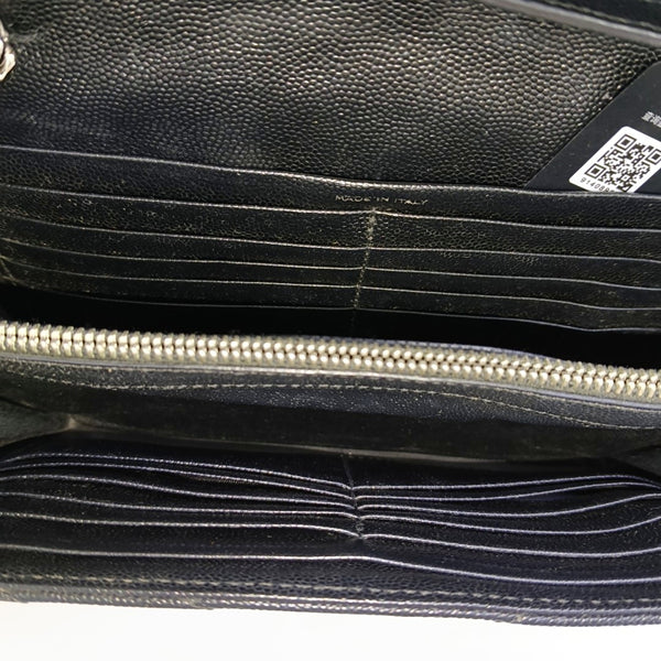 MONOGRAM Medium Chevron, Quilted Calfskin Black
