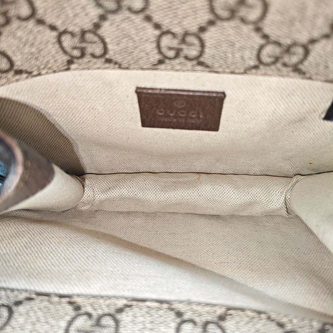 Neo Vintage Small Monogram Coated Canvas Beige
