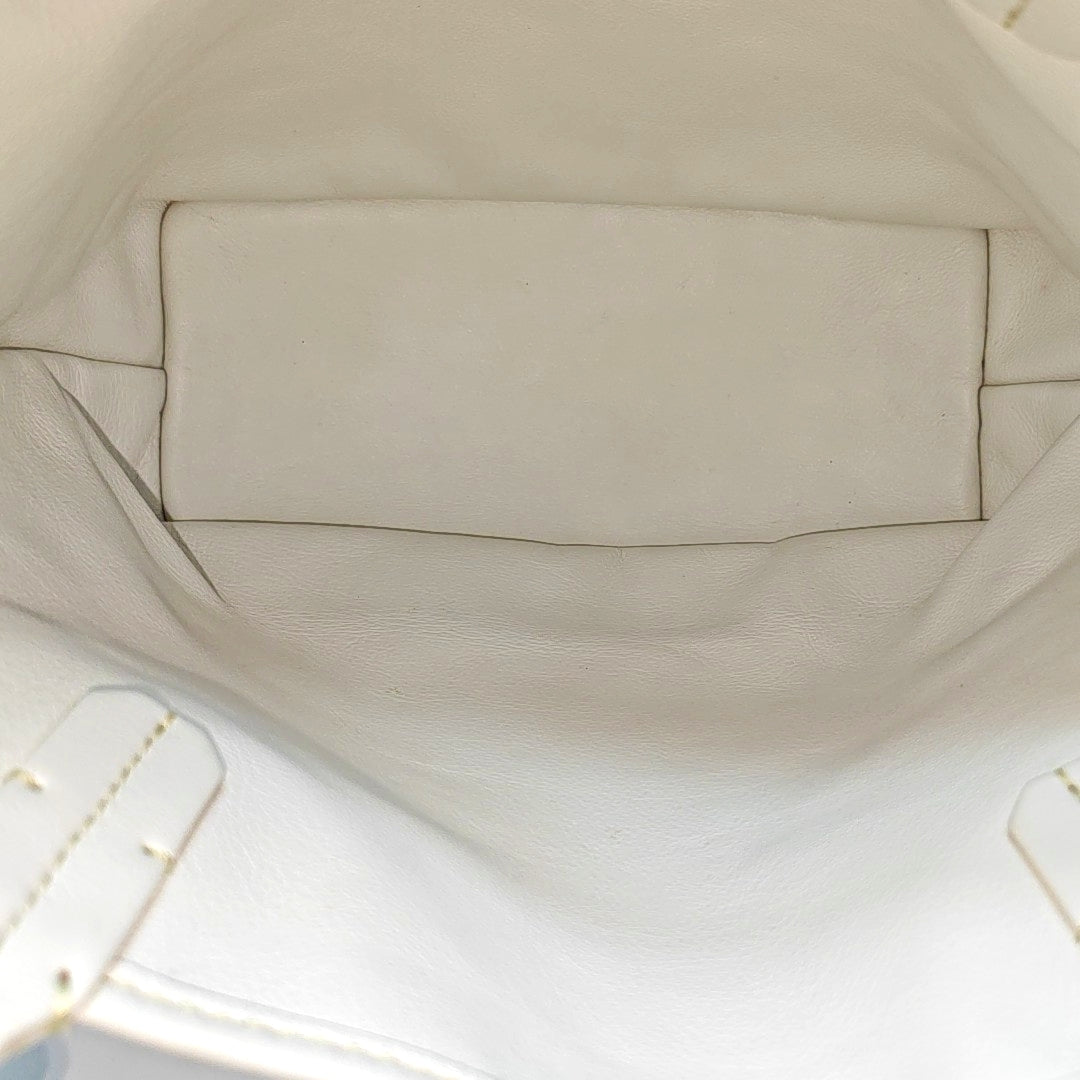 Anjou Mini Coated Canvas White