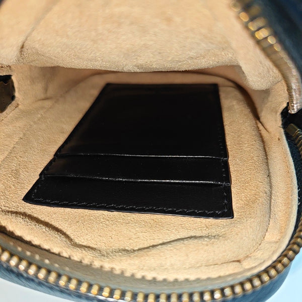 GG Marmont Mini Quilted Calfskin Black