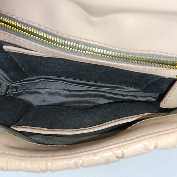 Patent Leather Top Handle Bag Pink