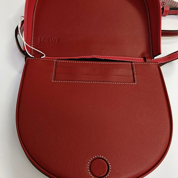Heel Calfskin Red